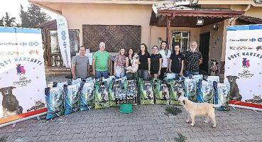 CarrefourSA’nın Dost Hareketi projesinde mama desteği 45 tona ulaştı