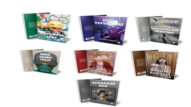 Yazar ve Şair Betül Fırat'tan Tek Seferde 7 Kitap Müjdesi